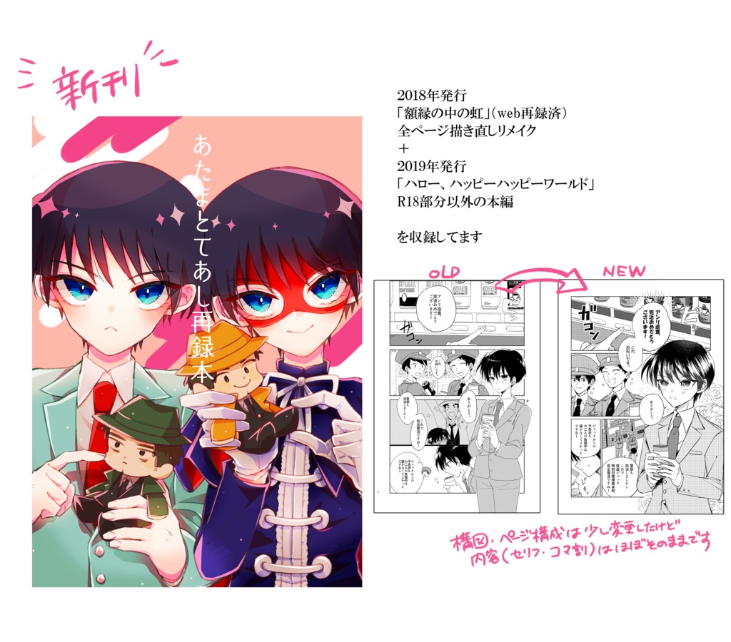 (匿名配送)けいどろ再録本