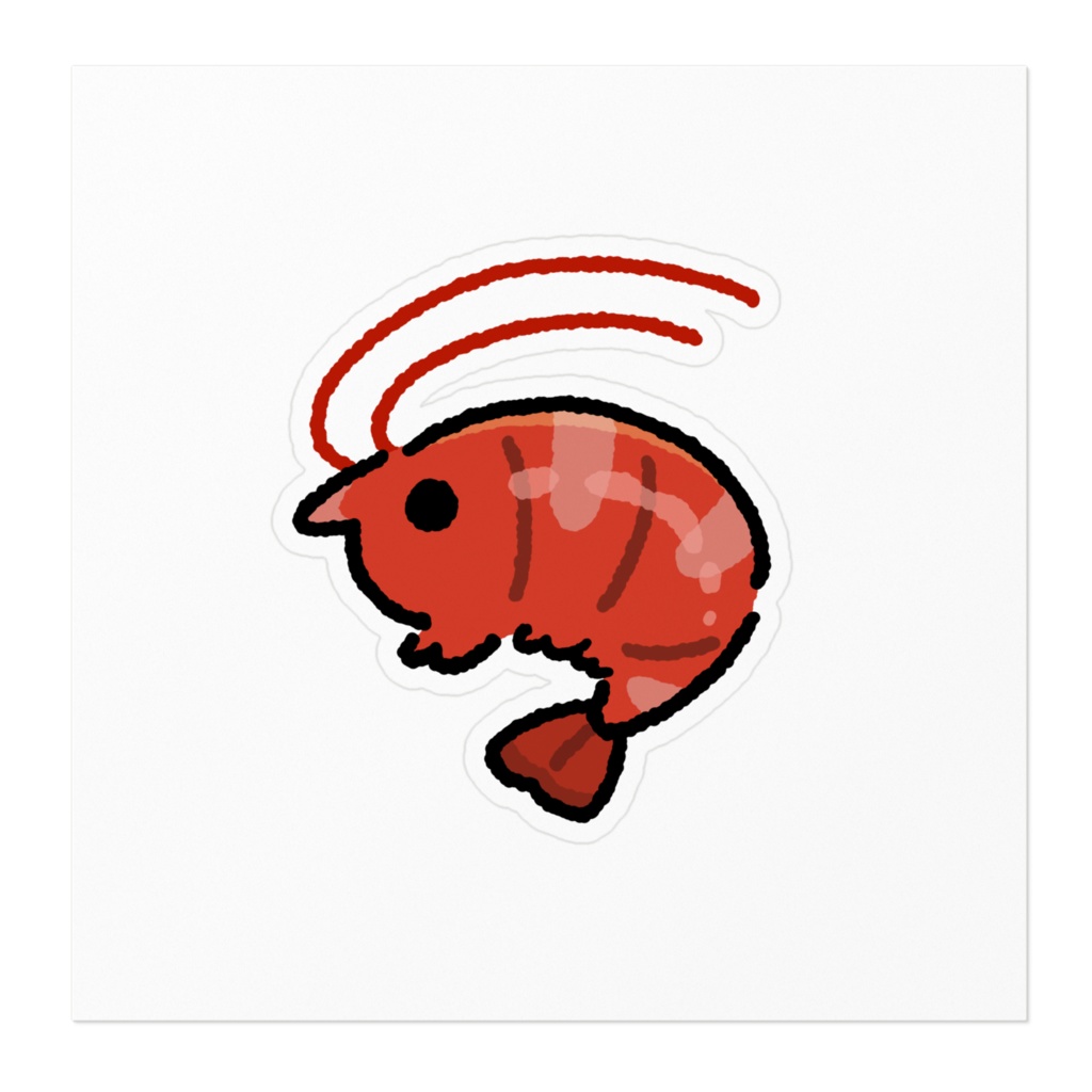 ちびえびステッカー