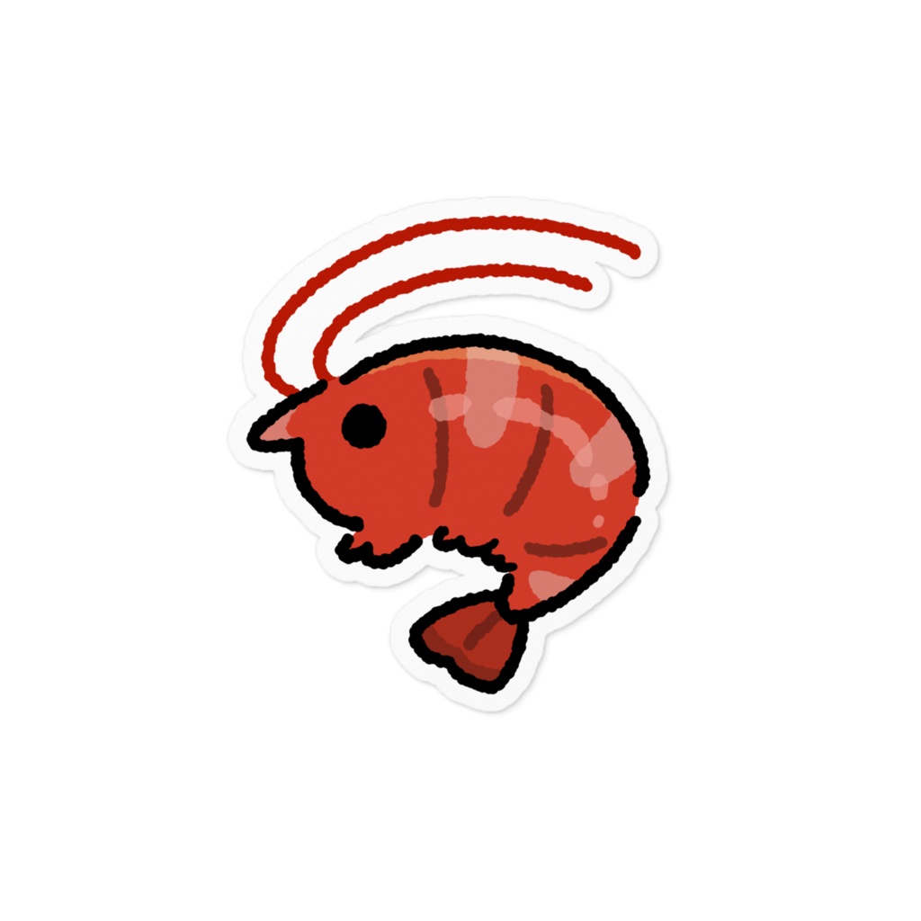 ちびえびステッカー