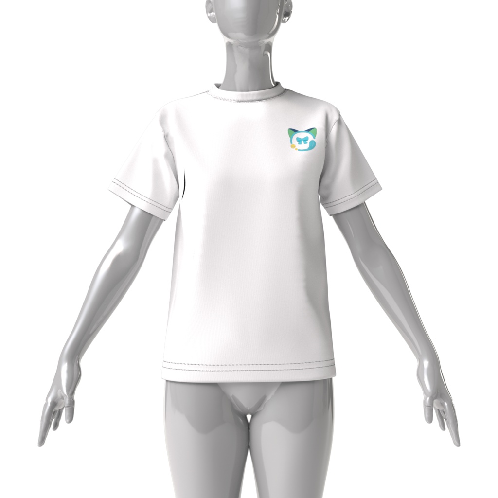 小仲ぺこ子シンプルロゴTシャツ(ホワイト)