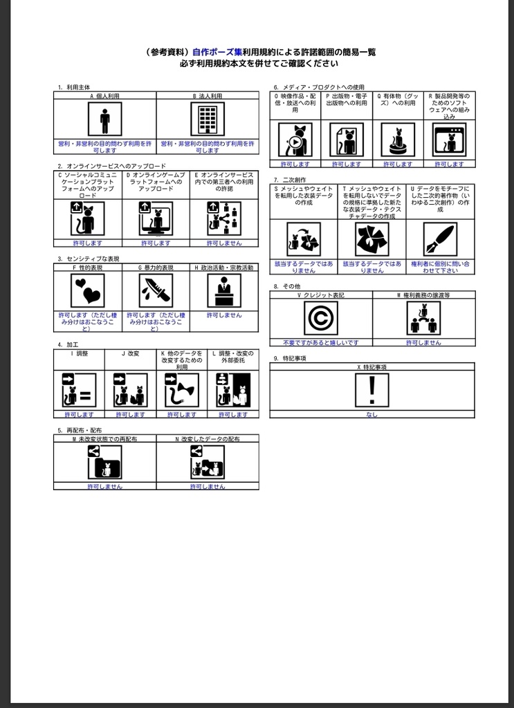 自作ポーズ集_part1【座り】