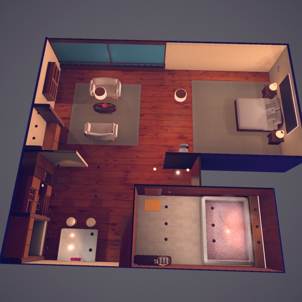 【販売ワールド】Room1 【VRC/CVR用】