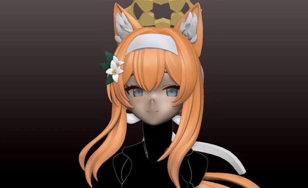  髪パーツC、コトブキヤ「BUSTER DOLL」シリーズ対応 