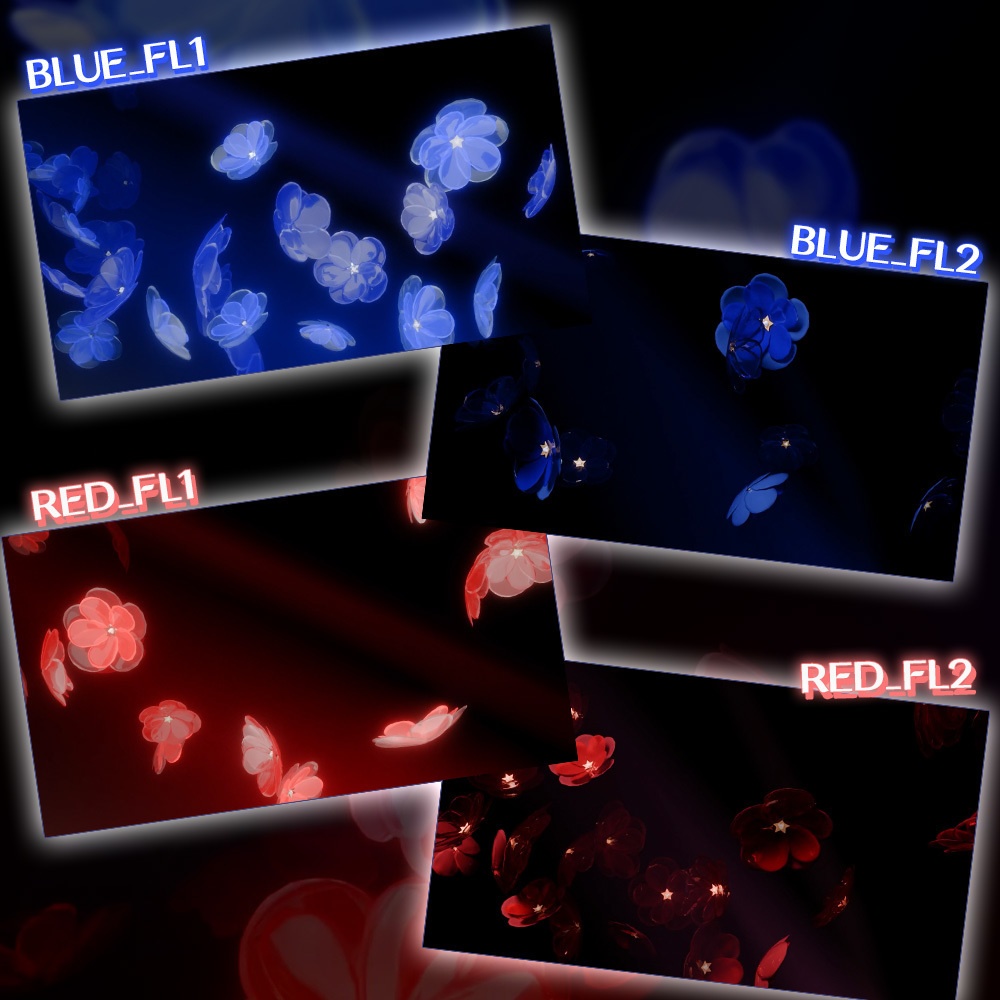 【動画素材】花舞い踊るループ背景🌼