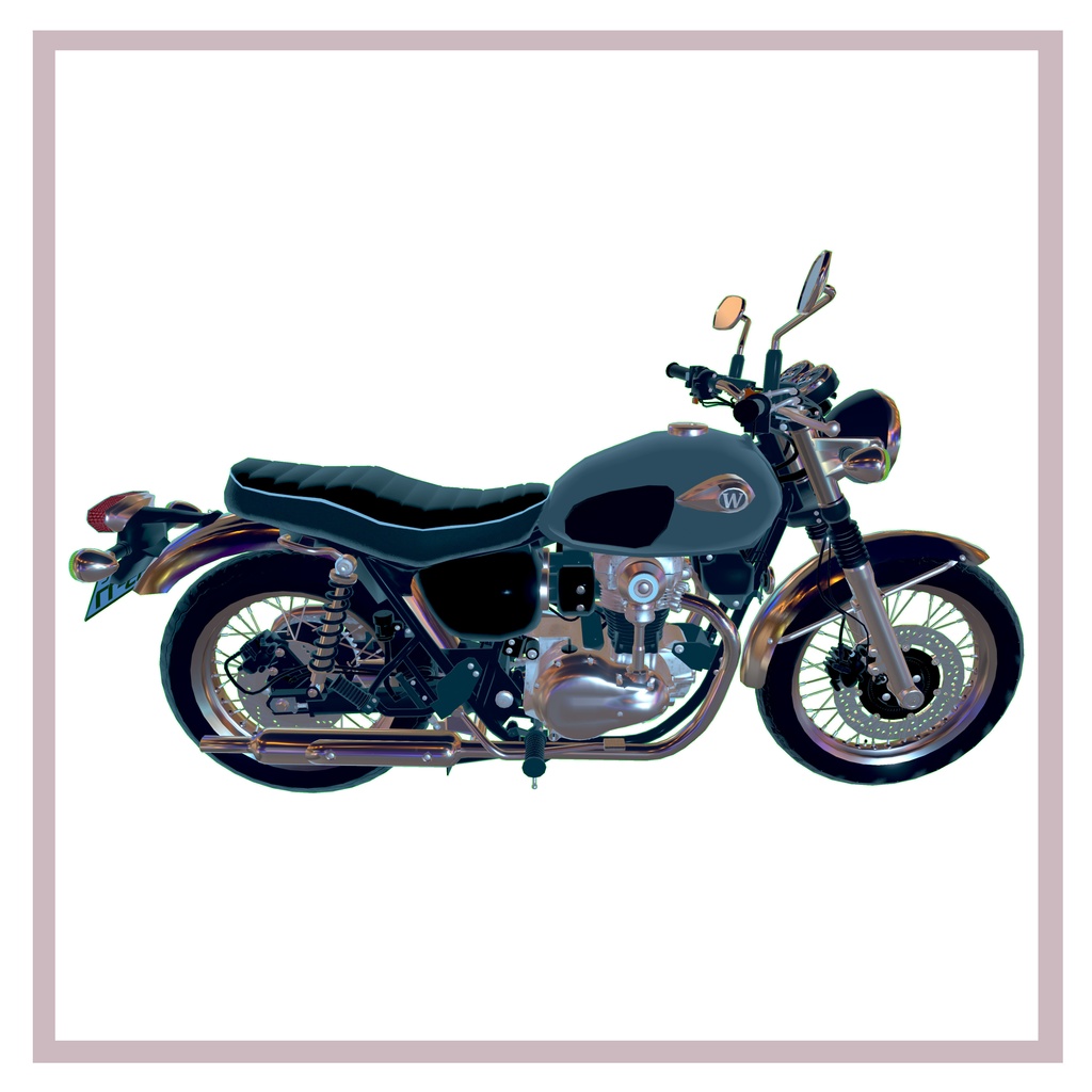 レトロバイク KN800A24