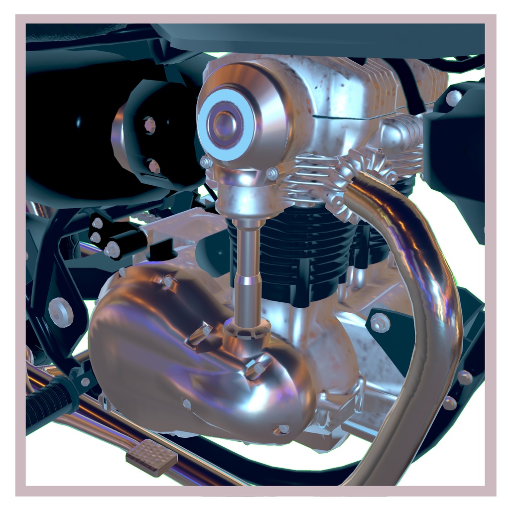 レトロバイク KN800A24