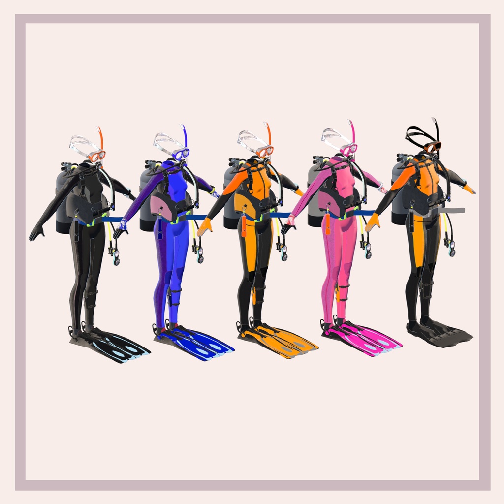 スキューバダイビングセット【YMファンメイド】Woman M