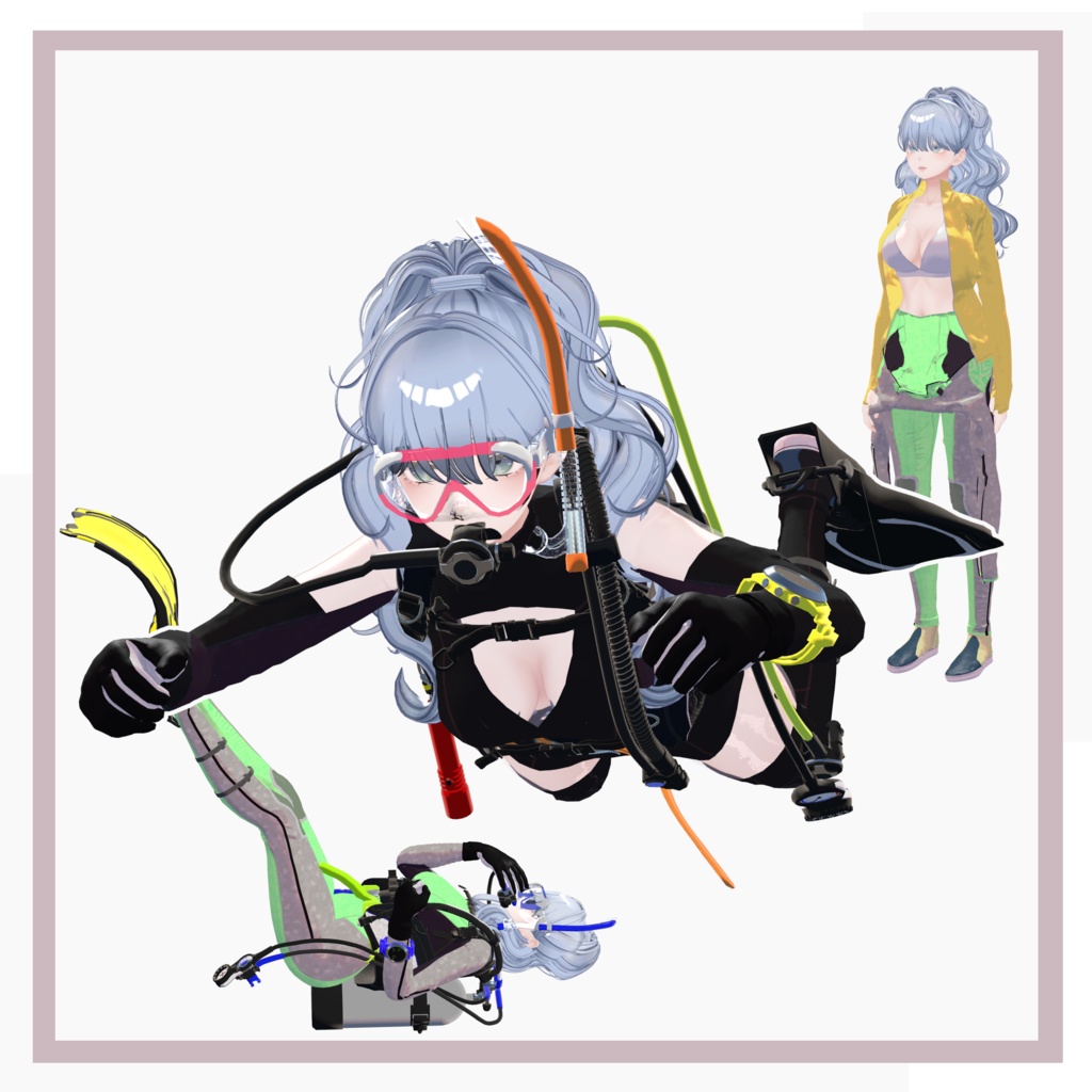 スキューバダイビング セット Ver 2