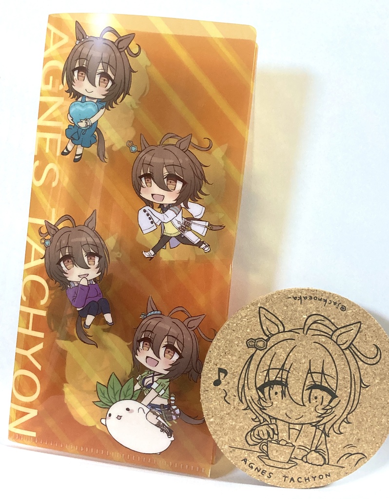 タキオンチケットホルダー+コルクコースターセット