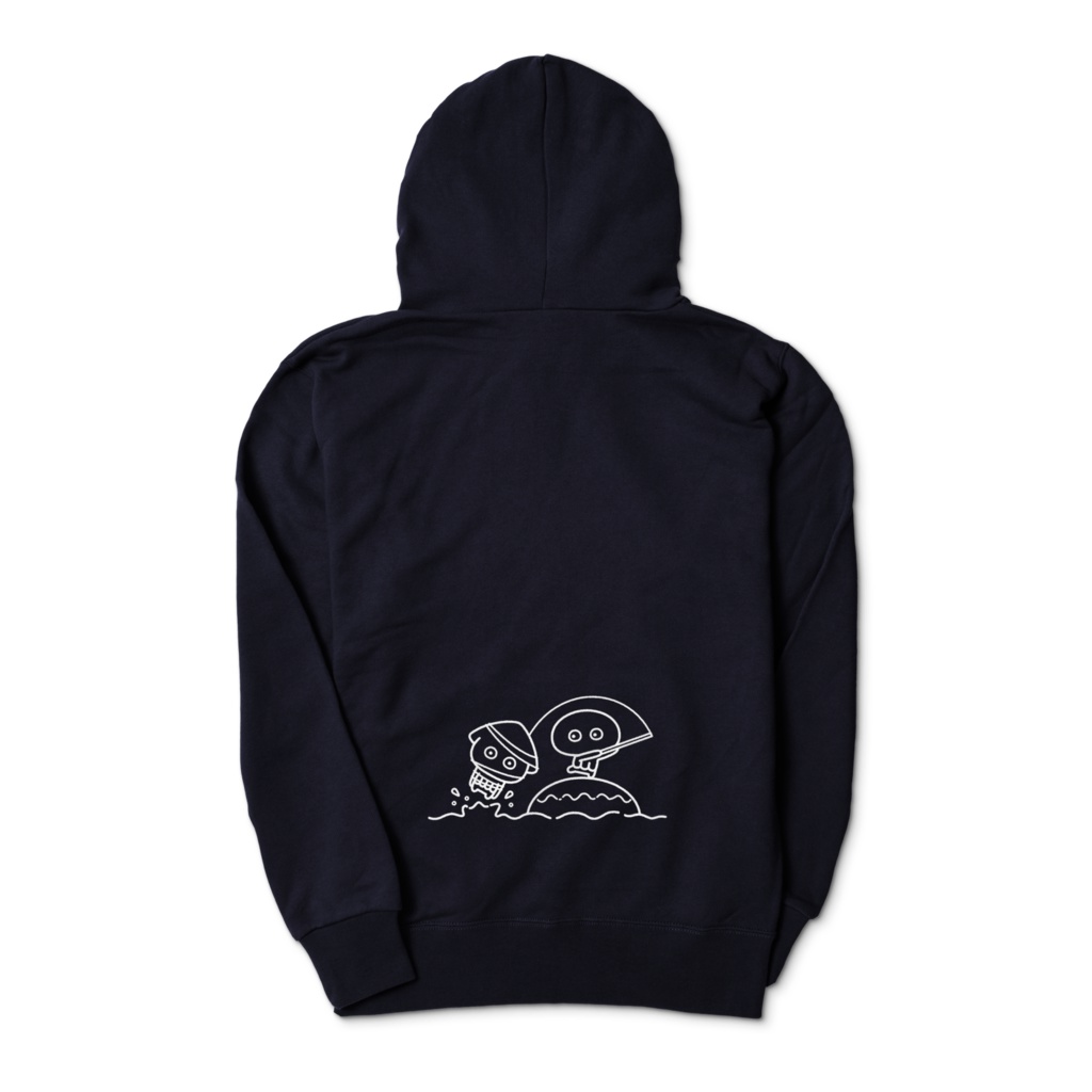 いかたこジップパーカー 釣り