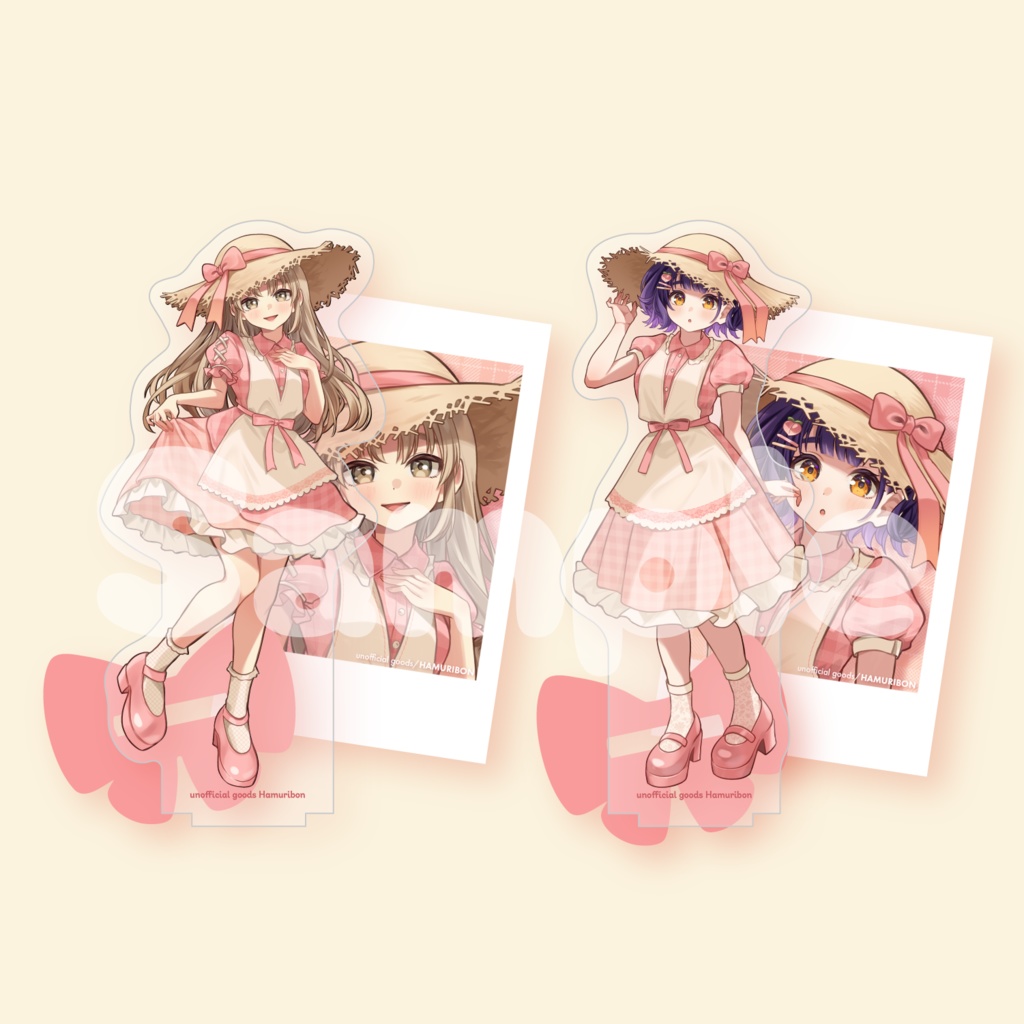 【C106】アクスタ&フォト風カード 【シスター・クレア】【七瀬すず菜】