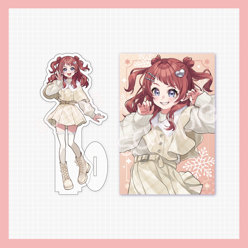 【C105】グッズセット　アクスタ＆ポストカード