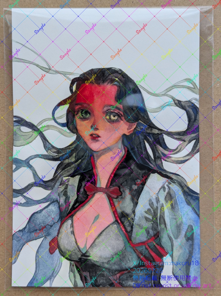 【はがきサイズ】原画7点