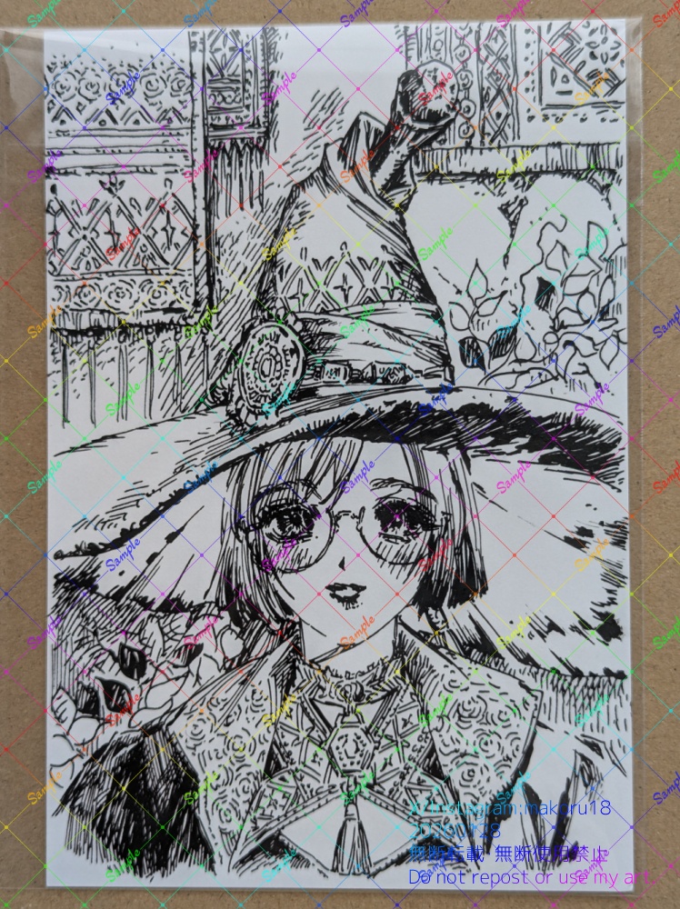 【はがきサイズ】原画7点