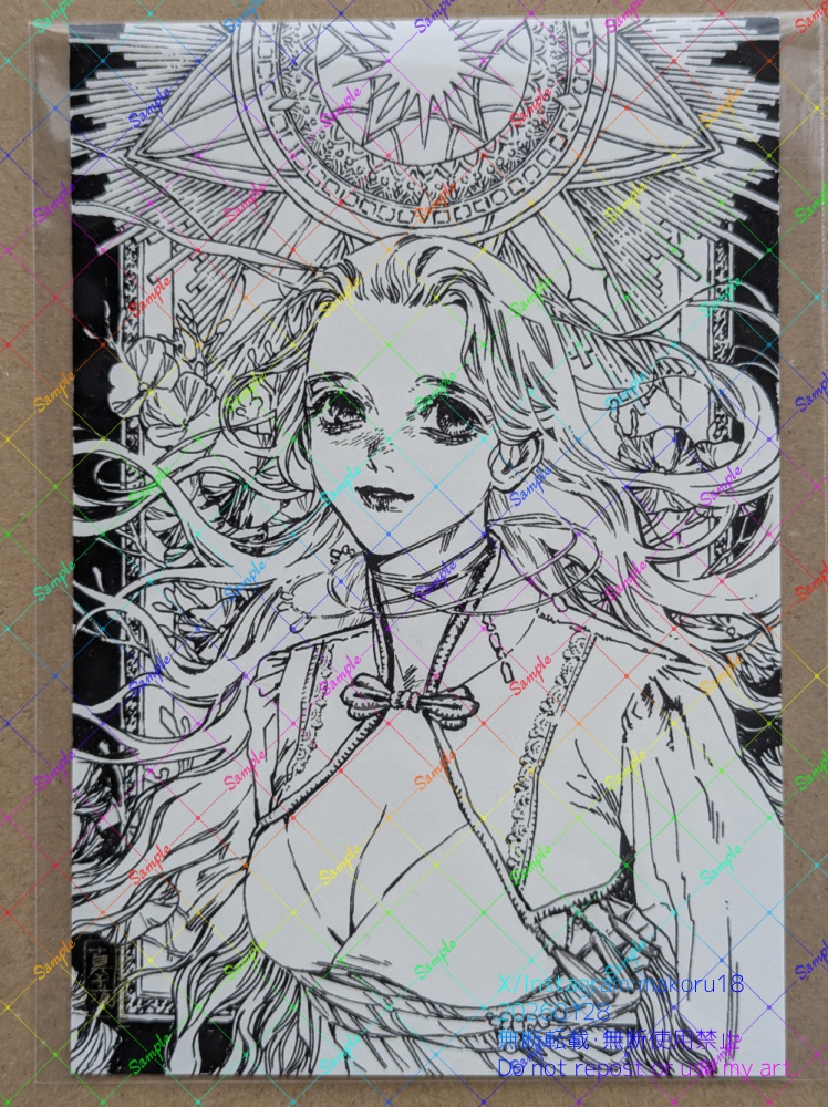 【はがきサイズ】原画7点