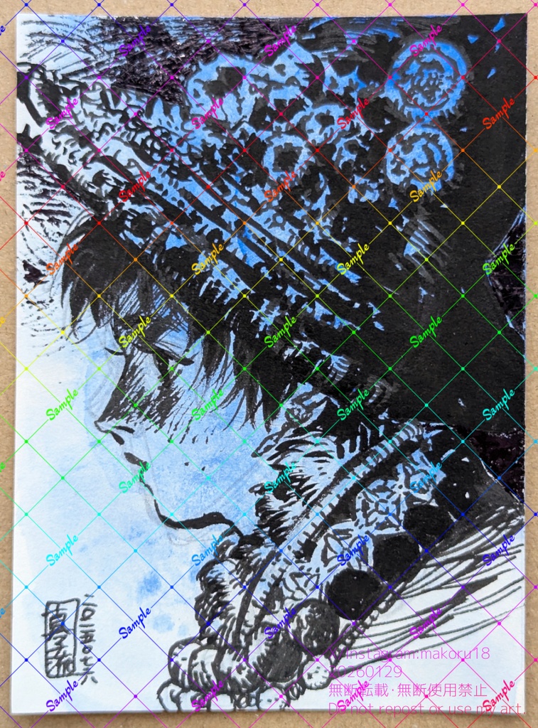 【はがき半分サイズ】原画1~12