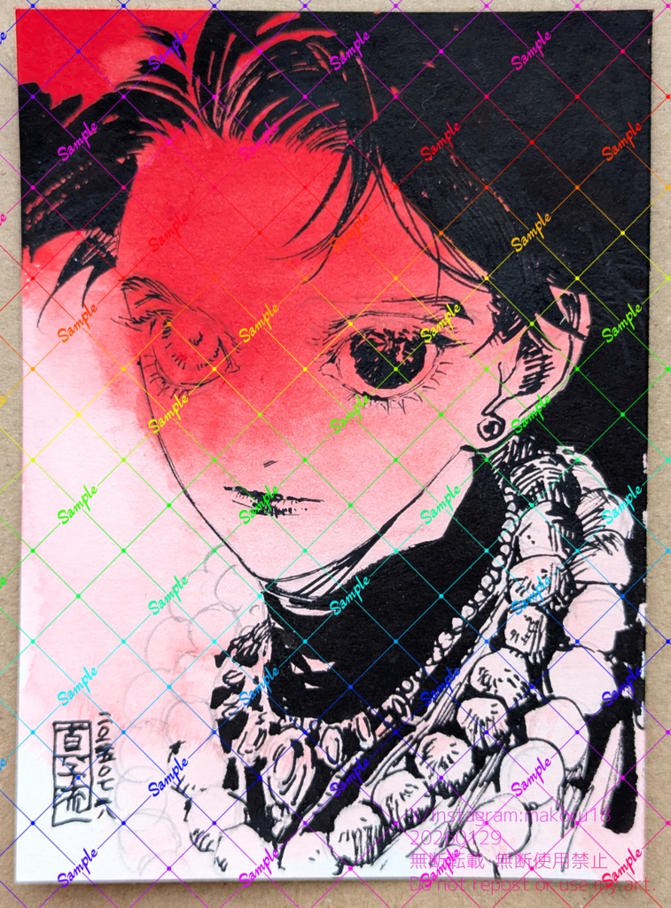 【はがき半分サイズ】原画1~12