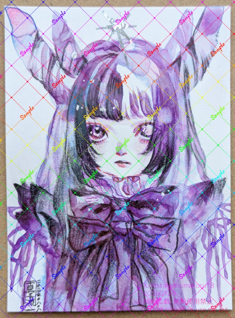 【はがき半分サイズ】原画1~12