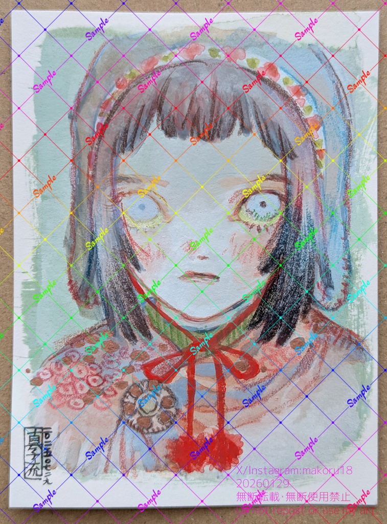 【はがき半分サイズ】原画1~12