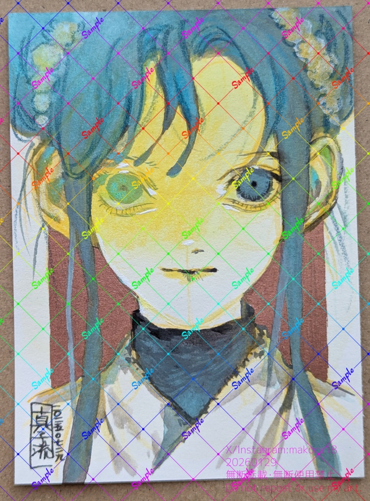 【はがき半分サイズ】原画1~12