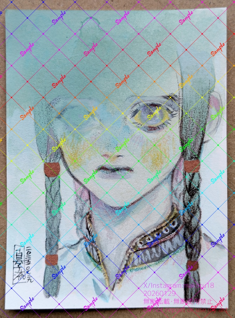 【はがき半分サイズ】原画1~12