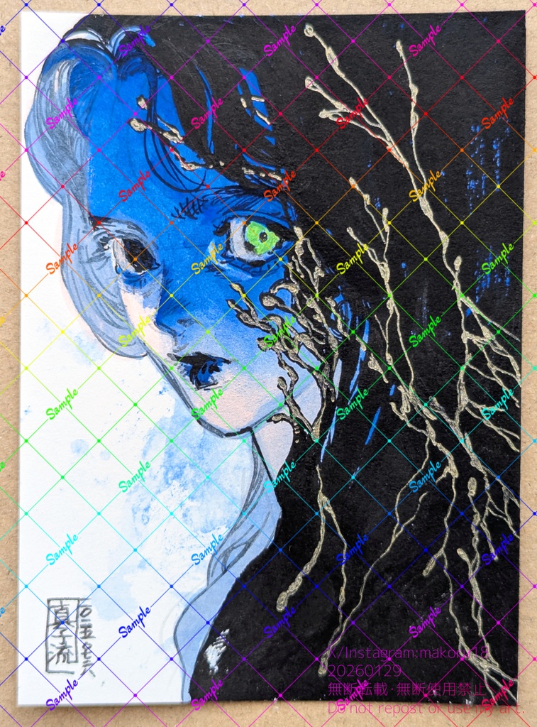 【はがき半分サイズ】原画1~12