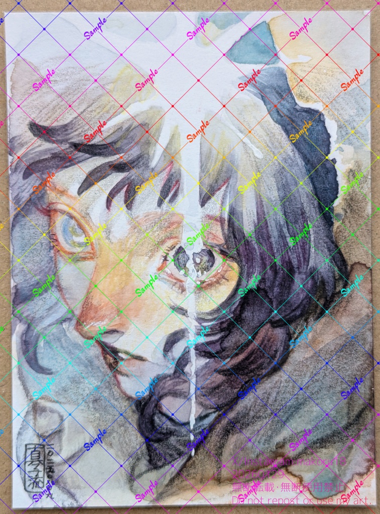 【はがき半分サイズ】原画13~29