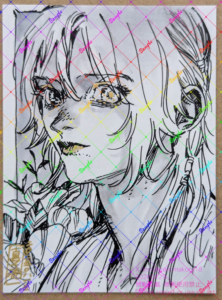 【はがき半分サイズ】原画13~29