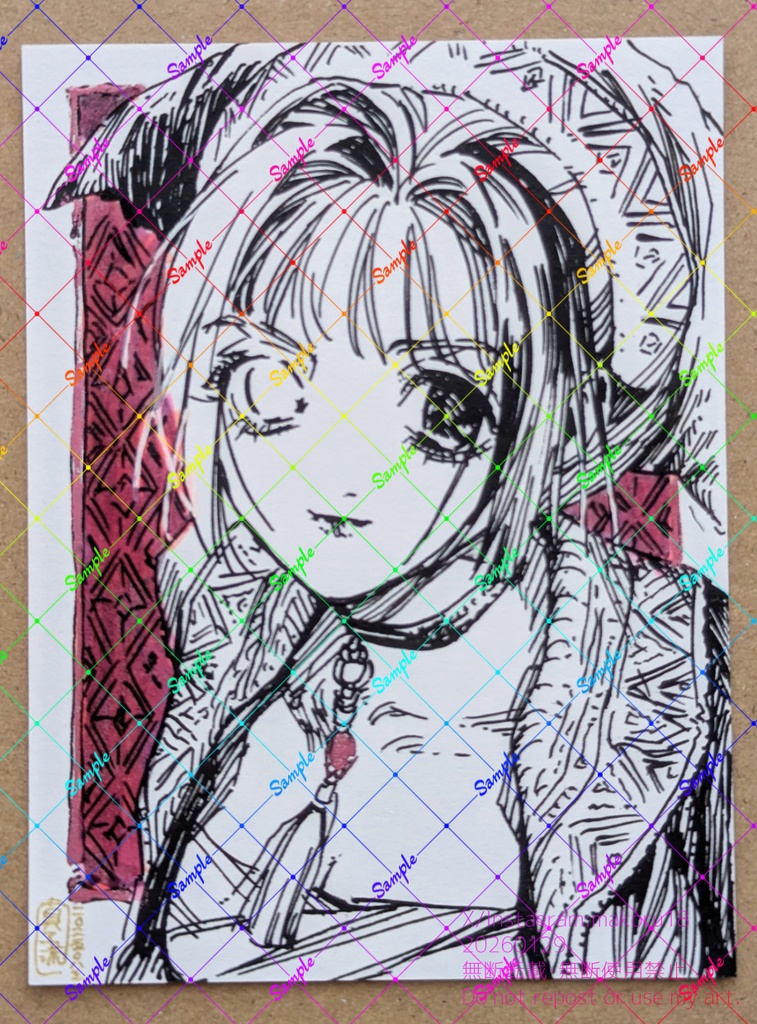 【はがき半分サイズ】原画13~29