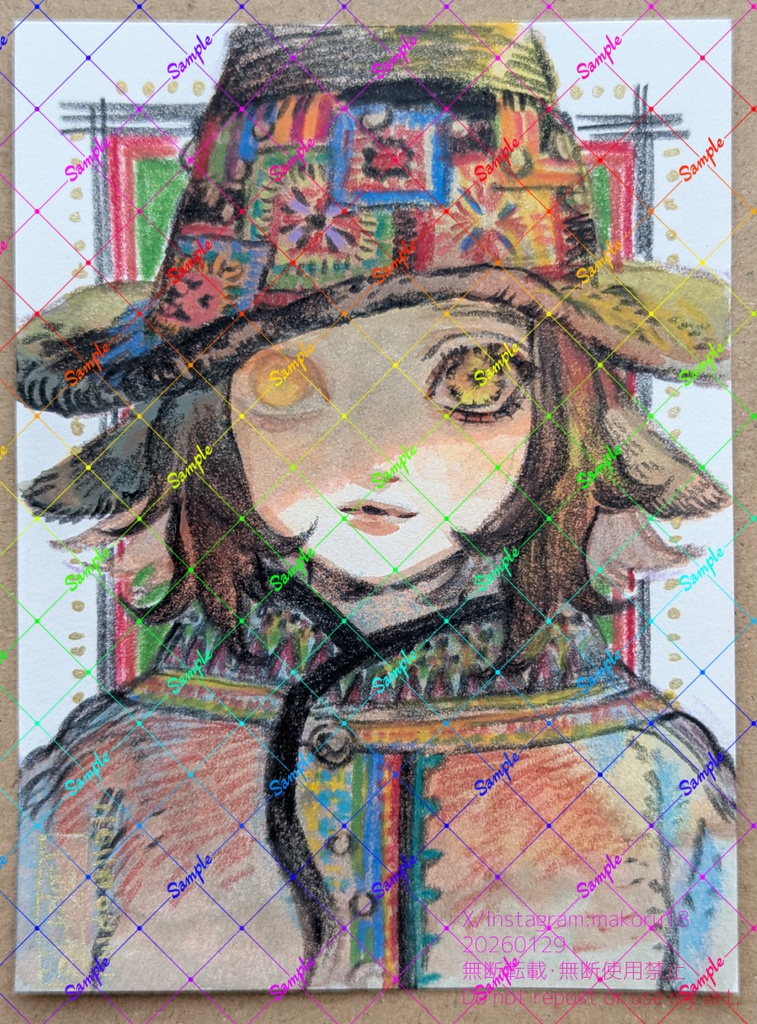 【はがき半分サイズ】原画13~29