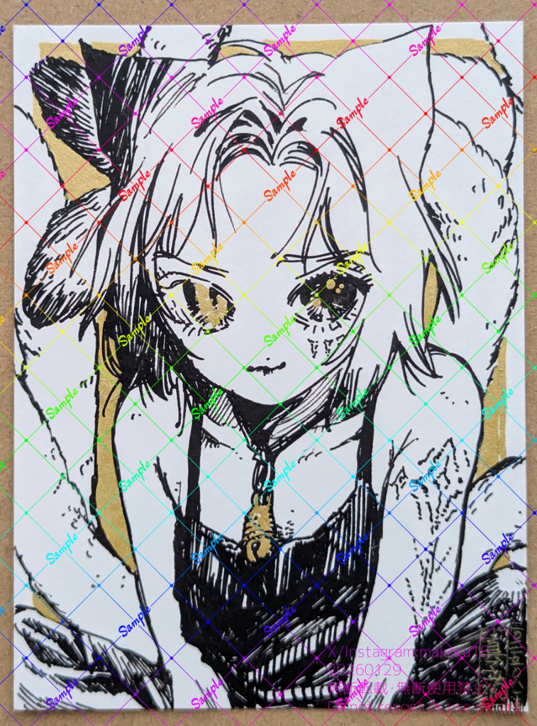 【はがき半分サイズ】原画13~29