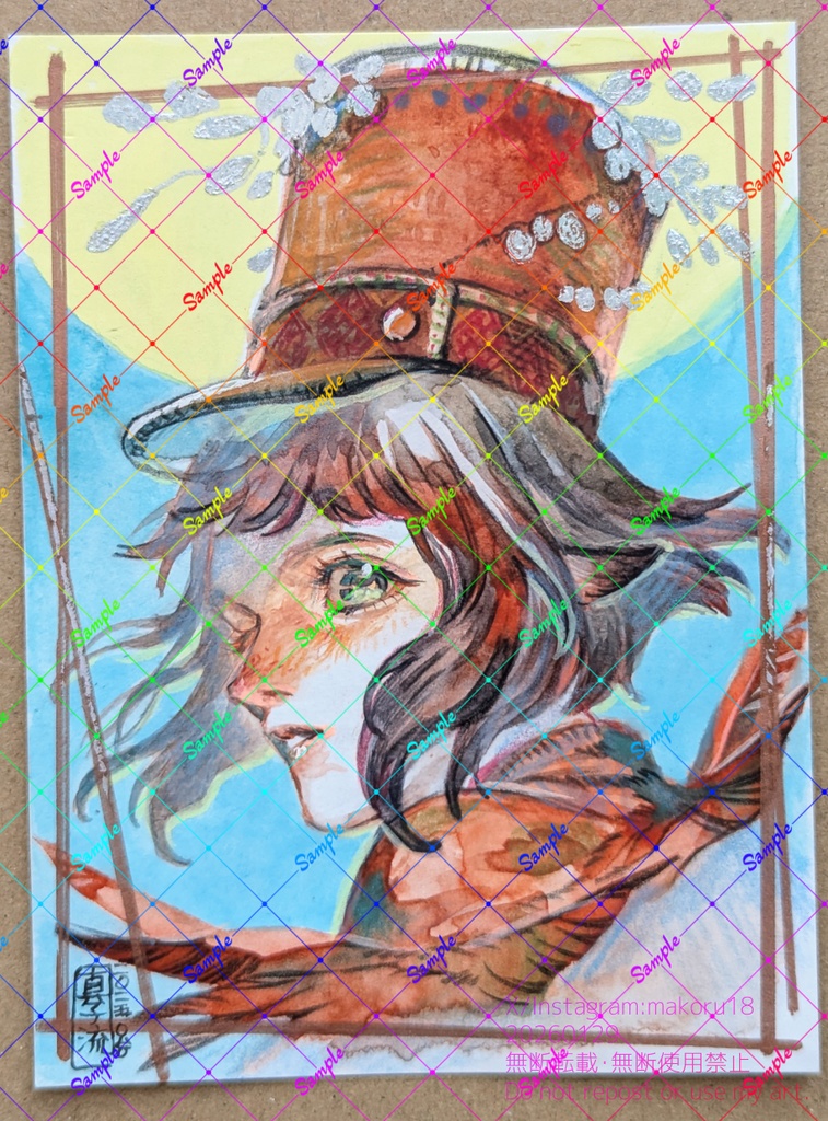 【はがき半分サイズ】原画13~29