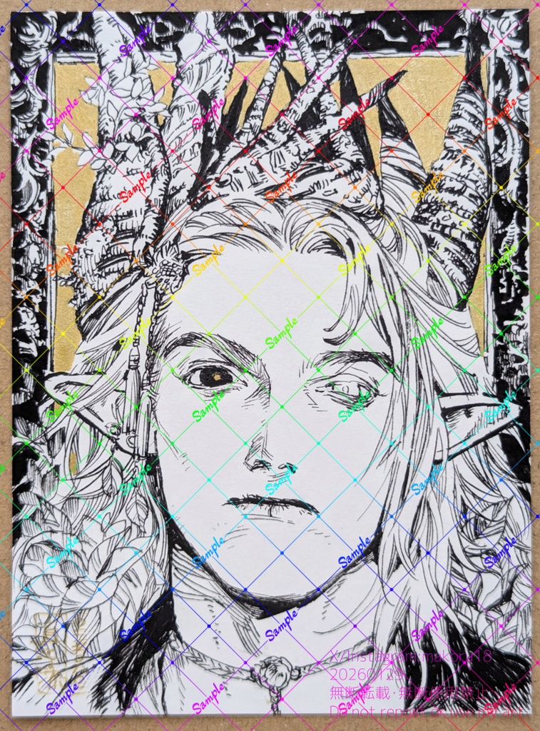 【はがき半分サイズ】原画13~29