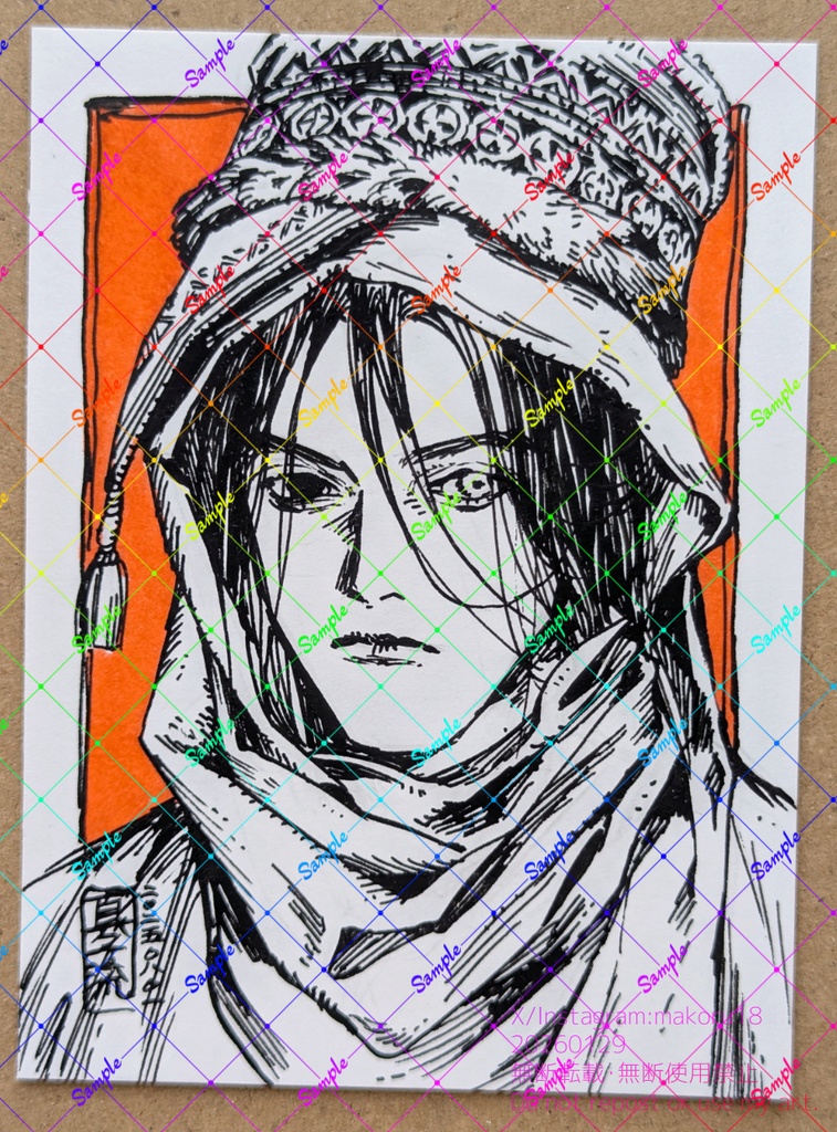 【はがき半分サイズ】原画13~29