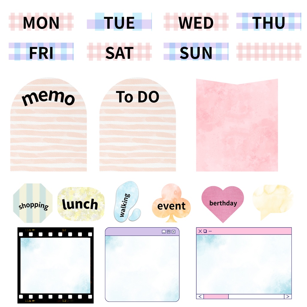 11 Digital Sticker Sheets/デジタルステッカー11シート