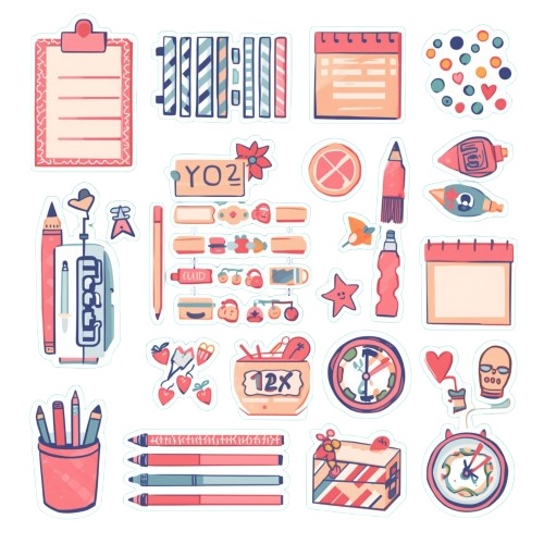 11 Digital Sticker Sheets/デジタルステッカー11シート