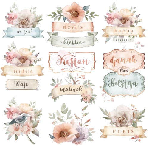 11 Digital Sticker Sheets/デジタルステッカー11シート