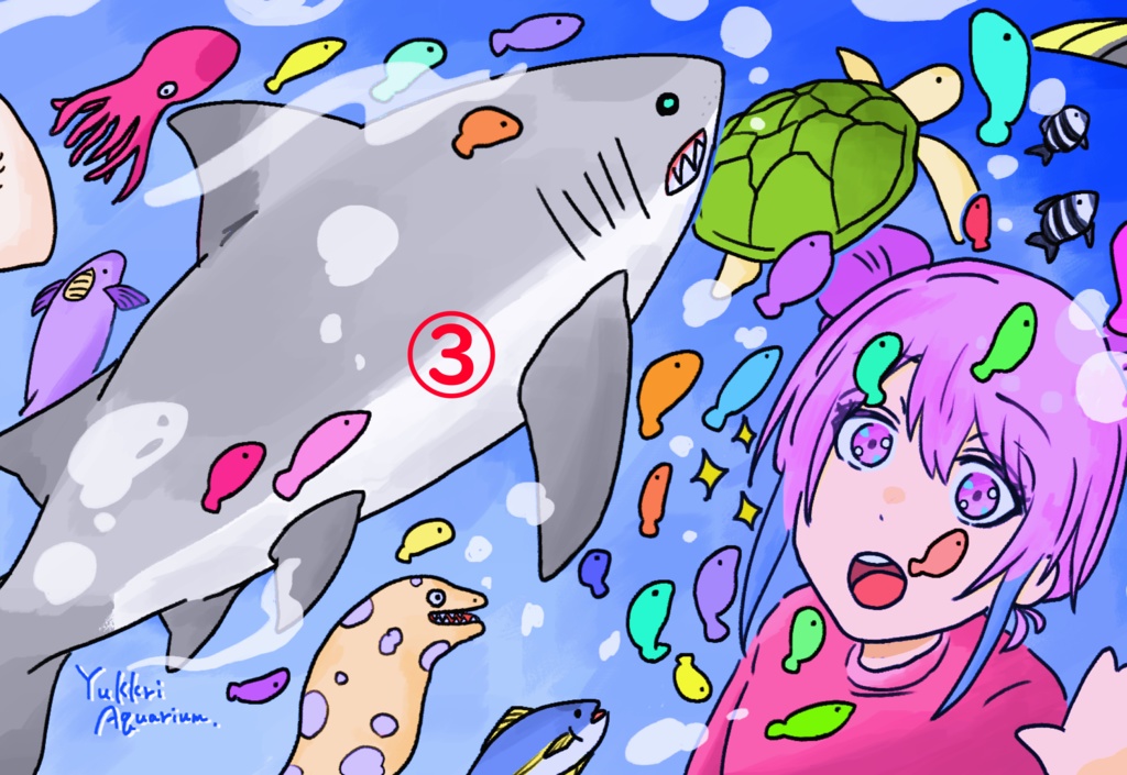 ポストカード6種 「SEA PARADISE!」