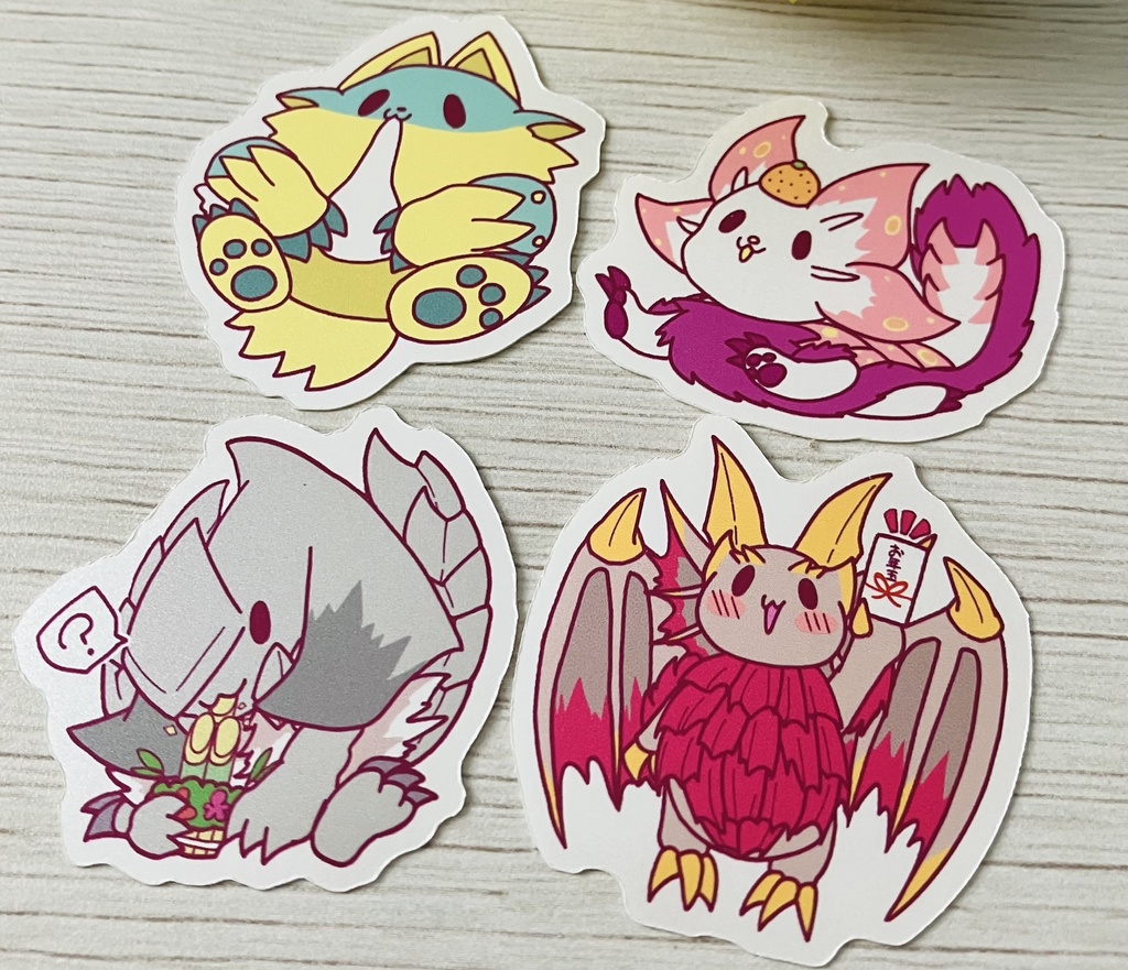 ステッカー4種セット