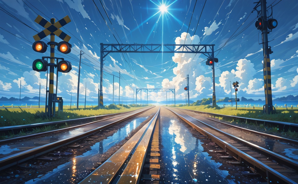 【背景素材】鉄道・駅ホーム - 背景イラスト5点セット（商用利用可）