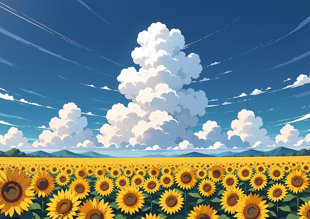 【商用利用可】金髪ウェーブに黄色のワンピースの少女のイラスト+同じ場面の人物なし背景 11枚セット|金森陽菜