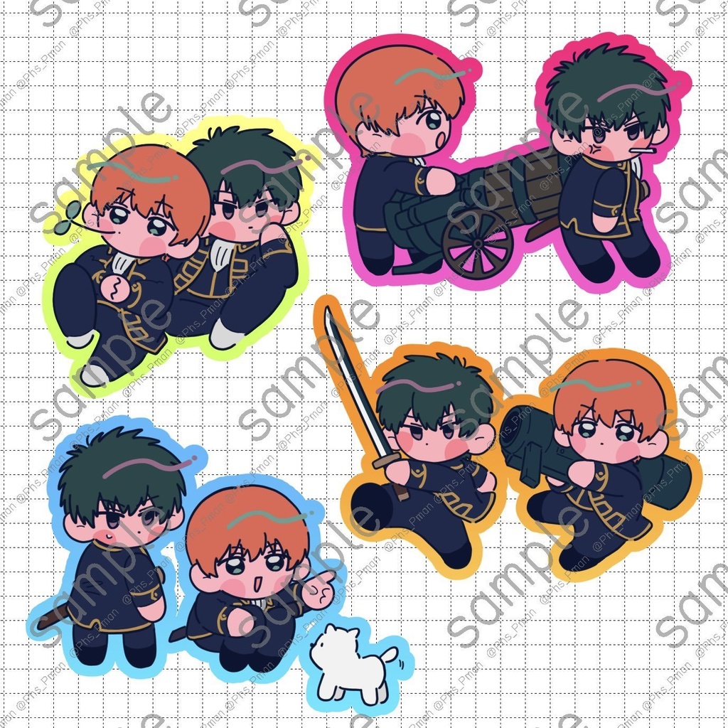 オーロラステッカー4Pセット