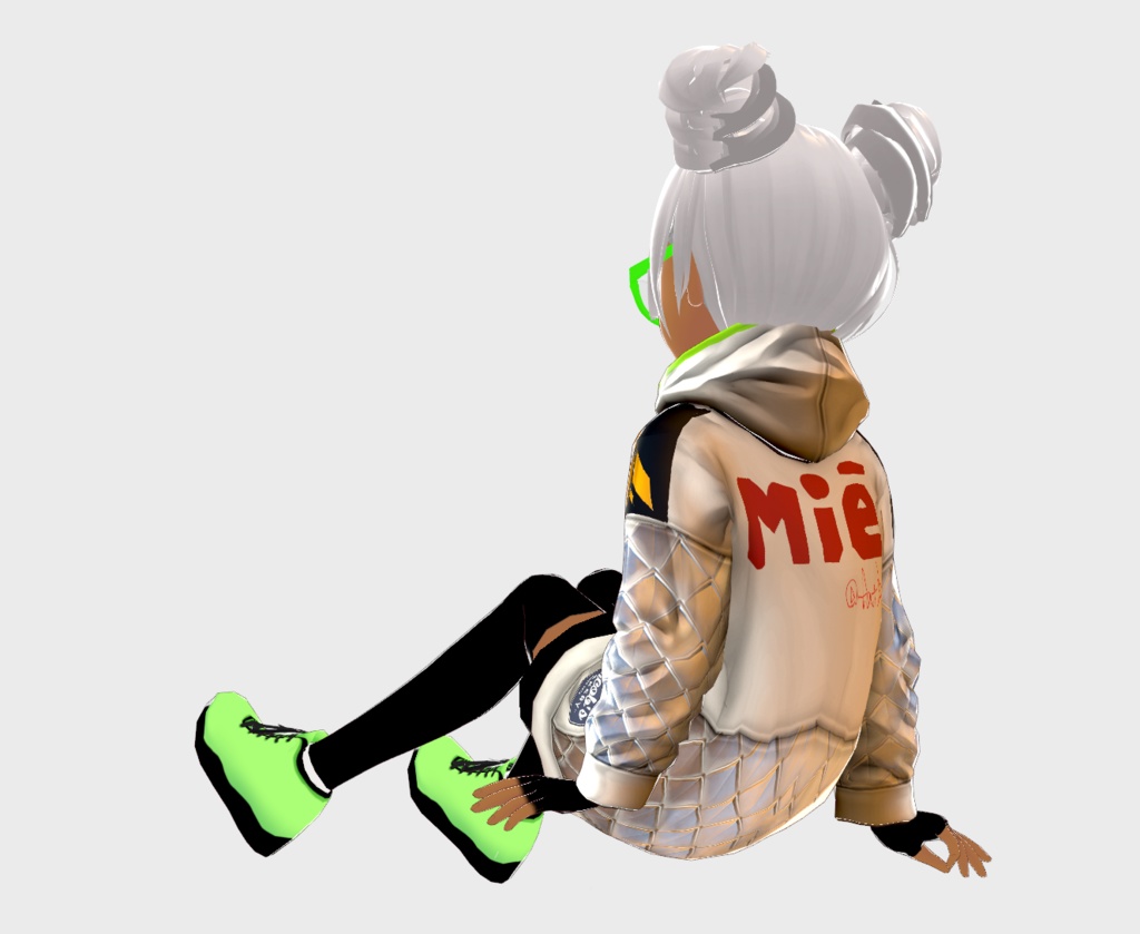 【VRoid texture】サイバーパンクジャケット ver0.1