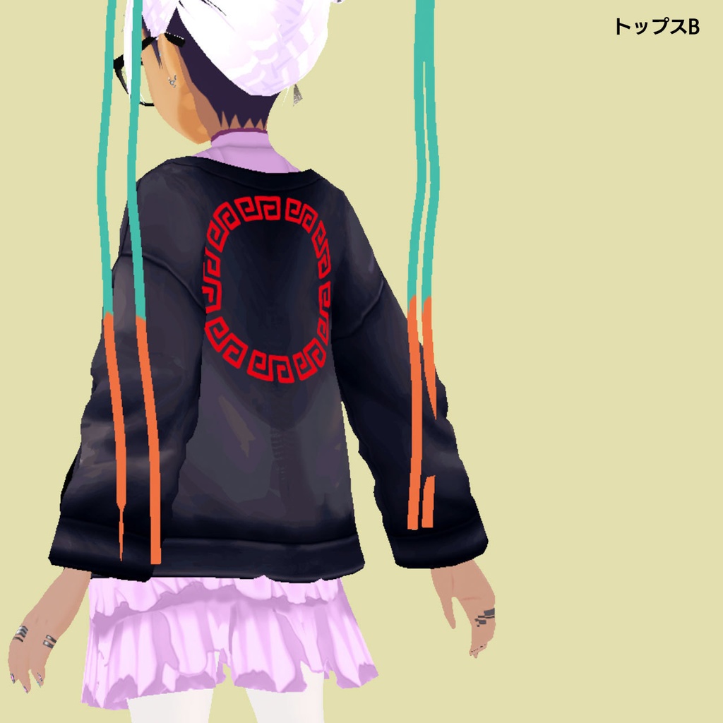 【VRoid texture】チャイナドレスVer