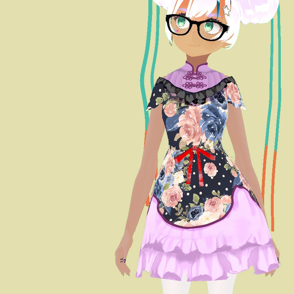 【VRoid texture】チャイナドレスVer
