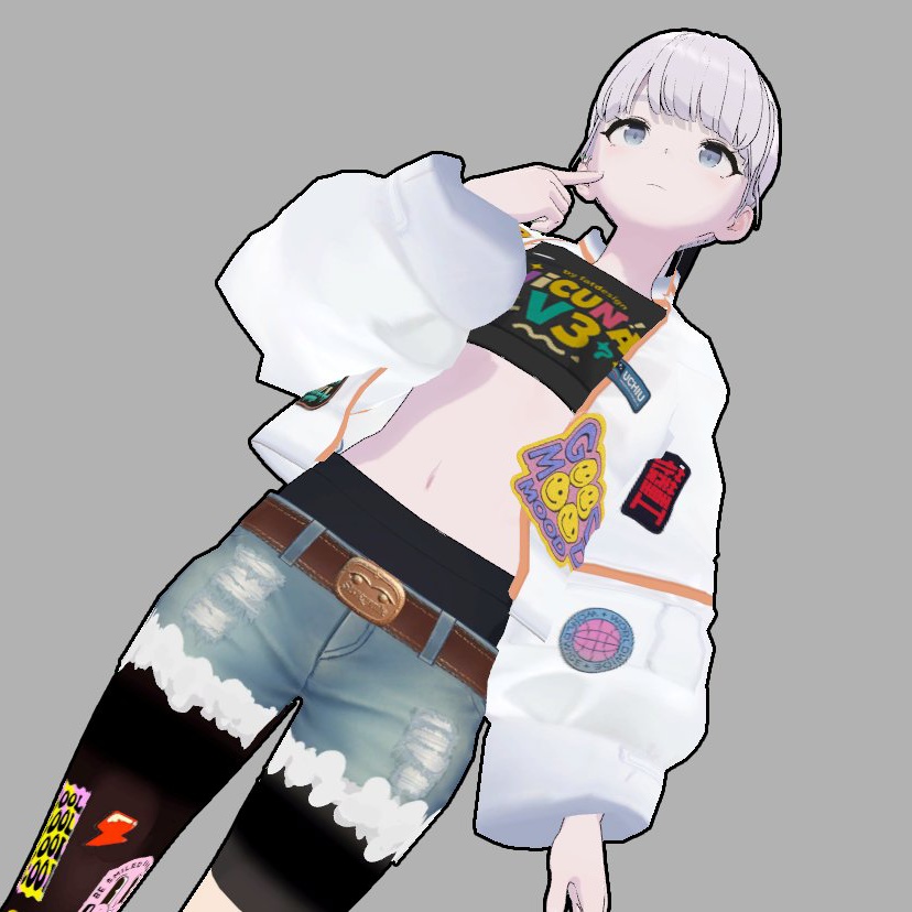 【VRoid】Vicuna / ビキューナワッペン衣装 フルセット