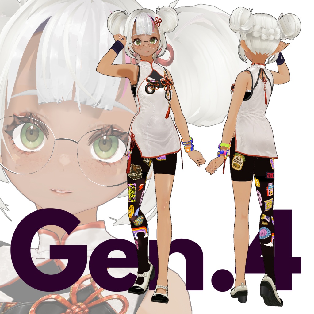 【オリジナル3Dモデル】ビキューナ / Vicuna Gen4 #Vicuna3D +UOME lens(β)
