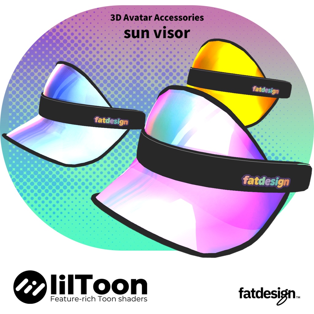 ※販売開始前【VRChat/VRoid】サンバイザー
