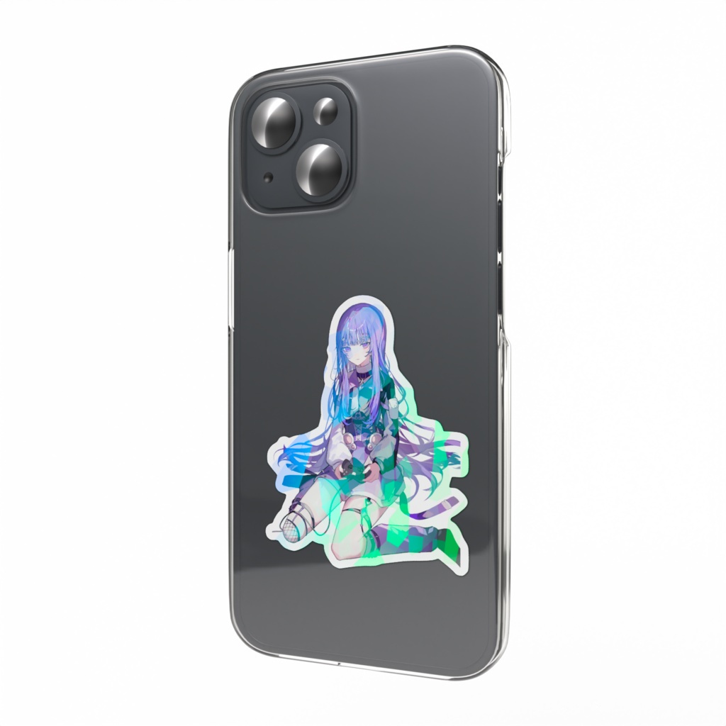 こるりんキービジュアルホログラムステッカー