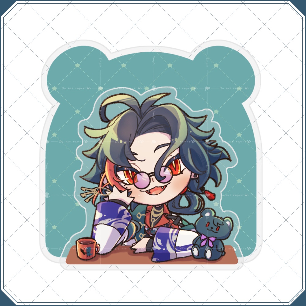 【非公式】魁星 アクリルメモスタンド